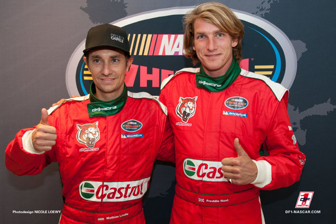 Mathias Lauda en Freddie Hunt